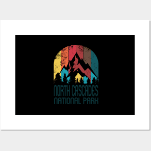 North Cascades National Park Gift or Souvenir T Shirt Posters and Art